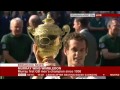 Andy Murray Wins Wimbledon Live on BBC NEWS.