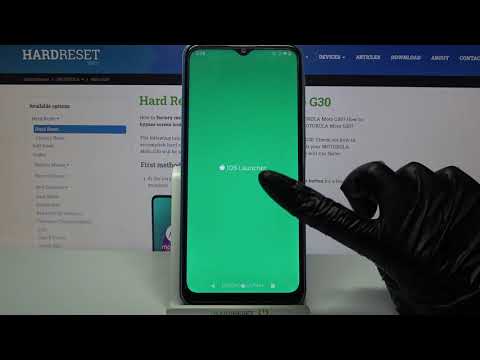 How to Apply iOS Launcher on Motorola Moto G30- Download Apple Layout