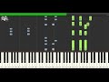 Dream Warriors Dokken Adelina Piano Synthesia Tutorial