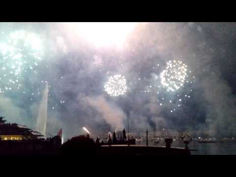 Fêtes de Genève 2015 - Feu d'artifice "final" 4K