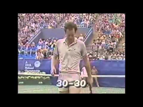 Mats Wilander vs McEnroe Semi Final - US Open 1985