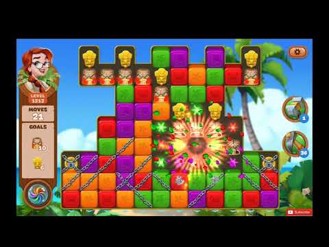 Lost Island Blast Adventure Level 1513 NO BOOSTERS - A S GAMING ✔