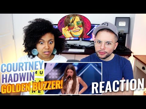 Courtney Hadwin: 13-Year-Old Gets Golden Buzzer | America's Got Talent 2018 | REACTION