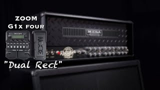 ZOOM G1X FOUR『Dual Rect』Free Patch by Jimmy Lin (No Talking)