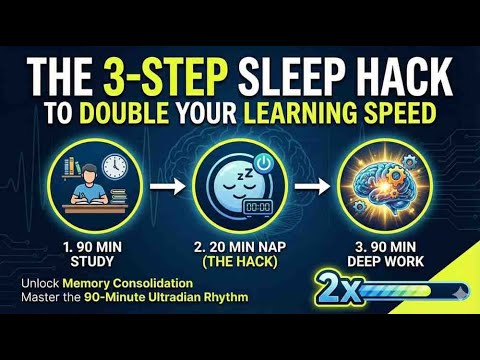 The 3-Step Sleep Hack to Double Your Learning Speed
