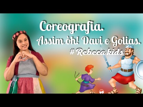 Assim Óh "Davi e Golias" Rebeca Nemer Kids - Coreografia - por @tiatatyfamily