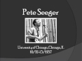 【TLRMC001】 Pete Seeger  10/12-13/1957