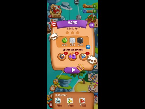 Angry Birds Blast Level 78