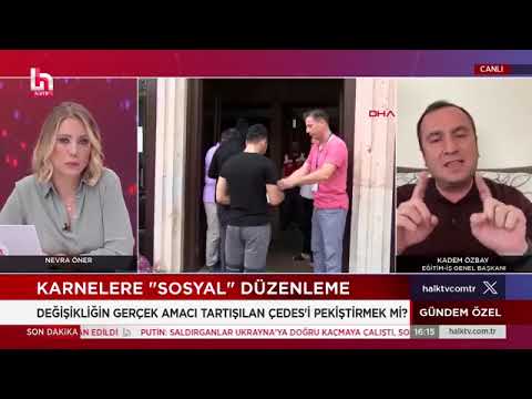 Genel Başkanımız Kadem Özbay, ortaokul öğrencilerine dağıtılacak karnelerde değişikliğe gidilecek olmasını Halk Tv canlı yayınında değerlendirdi.23/03/2024 | EĞİTİM İŞ