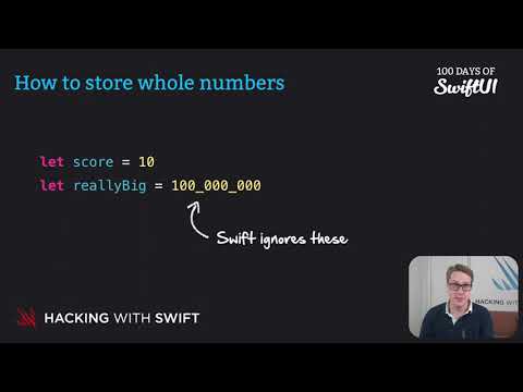 How to store whole numbers – Swift for Complete Beginners