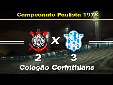 Corinthians 2 x 3 Marília - 29 / 11 / 1978