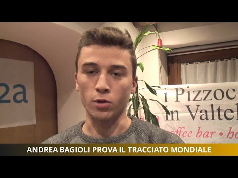 Andrea Bagioli prova il tracciato mondiale