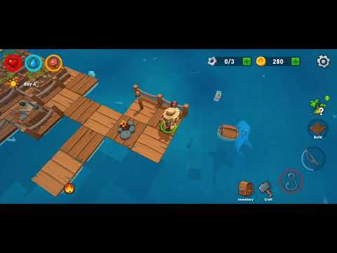 Видео Epic Raft: Fighting Zombie Shark #1