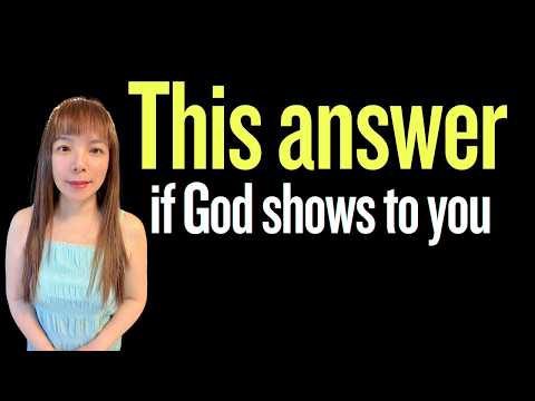 This is the 2nd time God asks me to give you "THIS ANSWER"!  #propheticword #wordofgod