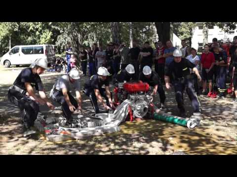 Memoriál zaslúžilých hasičov obce Ľubochňa - požiarny útok muži Ľubochňa