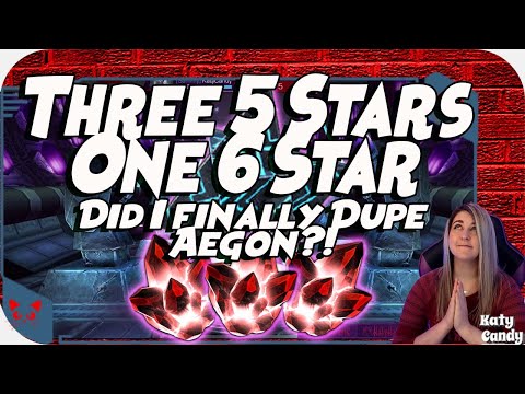 Three Five and One Six Star Crystal Opening | Did I Dupe Aegon?! | Marvel Contest of Champions