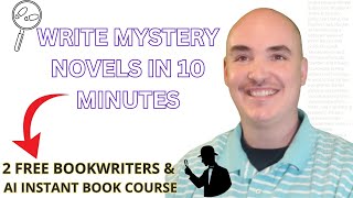 Murder AI WROTE 2 Books in 10 Minutes IS IT REALLY POSSIBLE? Publish Mystery Novels Review and Bonus