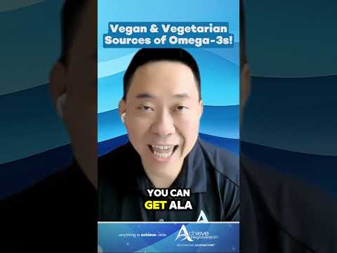 Vegan & Vegetarian Sources of Omega-3s! 🌿✨