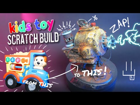 Kids Toy SCRATCHBUILD - Steam Tank #2 Electric Steam Tank - Warhammer Fantasy AOS 40k