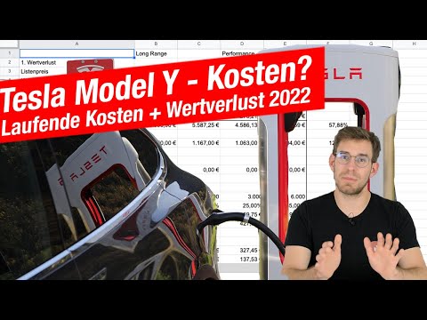 Tesla Model Y als Firmenwagen? Das sind die Kosten in 2022! (Long Range & Performance) 🚗