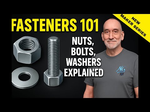 What Is a Fastener? Nuts, Bolts, Screws, and Washers Explained