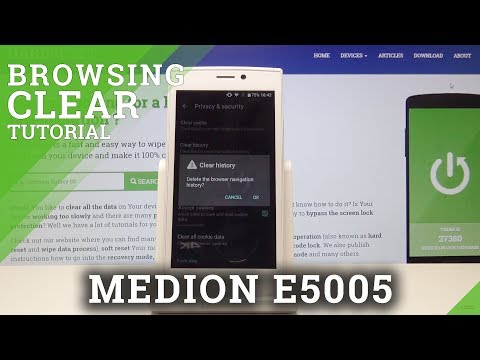 How to Reset Browser in MEDION E5005 - Delete Browsing History