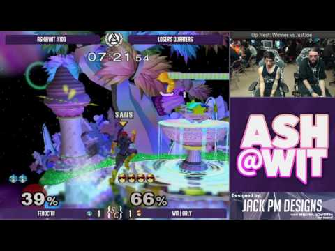 Ferocitii (Peach) vs WIT | ORLY (Falcon) - ASH@WIT #103 Melee Loser's Quarters