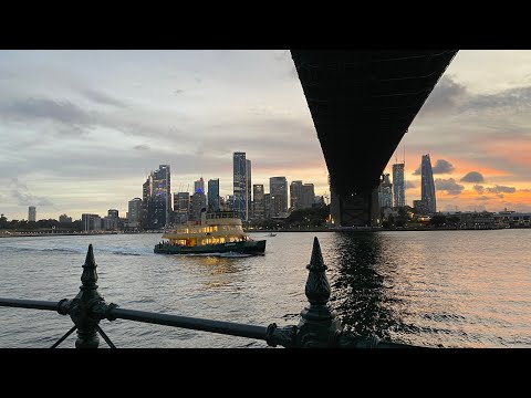 Sydney trains vlog 27: Evening clips Friday