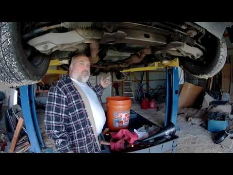Brian's Budget Garage - Crown Vic Transmission filter change 4r75w