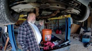 Brian's Budget Garage - Crown Vic Transmission filter change 4r75w