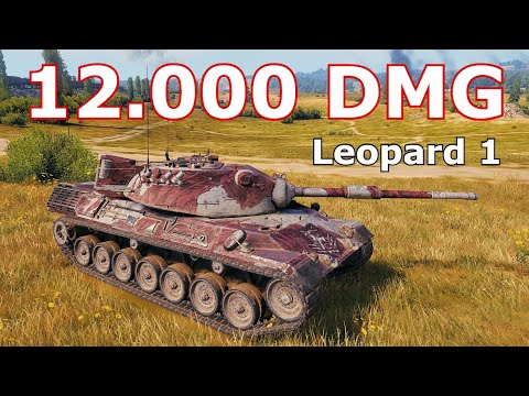 World of Tanks Leopard 1 - 6 Kills 12,2K Damage