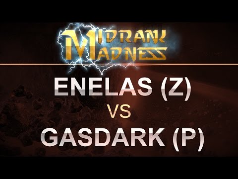 SC2 - MidRank Madness - 2017 - enelas (Z) v Gasdark (P) on Proxima Station