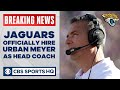 Jaguars OFFICIALLY HIRE Urban Meyer as new head coach | CBS Sports HQ