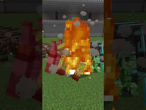 Incredible Mob Battle: Villager Castle vs Creeper Army