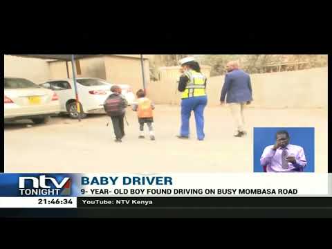 Nairobi: 9-year-old boy found driving on busy Mombasa Road