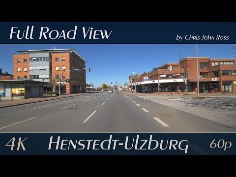 Henstedt-Ulzburg, Schleswig-Holstein, Germany: Hamburger Straße - 4K (2160p/60p) Ultra HD