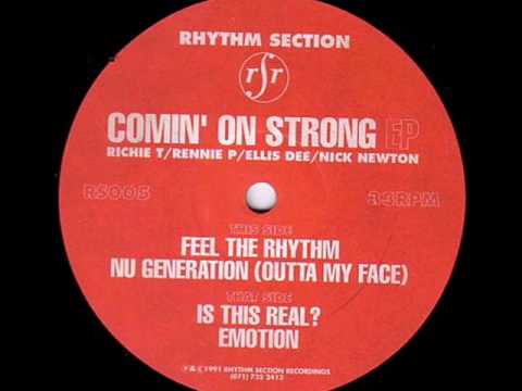 RHYTHM SECTION - COMIN' ON STRONG EP - FEEL THE RHYTHM