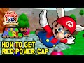 Super Mario 64 3D All Stars How To Get The Red Power Cap Use Red Blocks