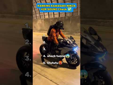 Top 5 Kawasaki Ninja H2R Sound Check — Brutal Exhaust Power!!#shorts #h2r