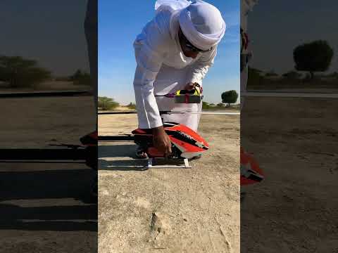 This is Nitro engine not electric .. helicopter name Nitron 50  #shorts