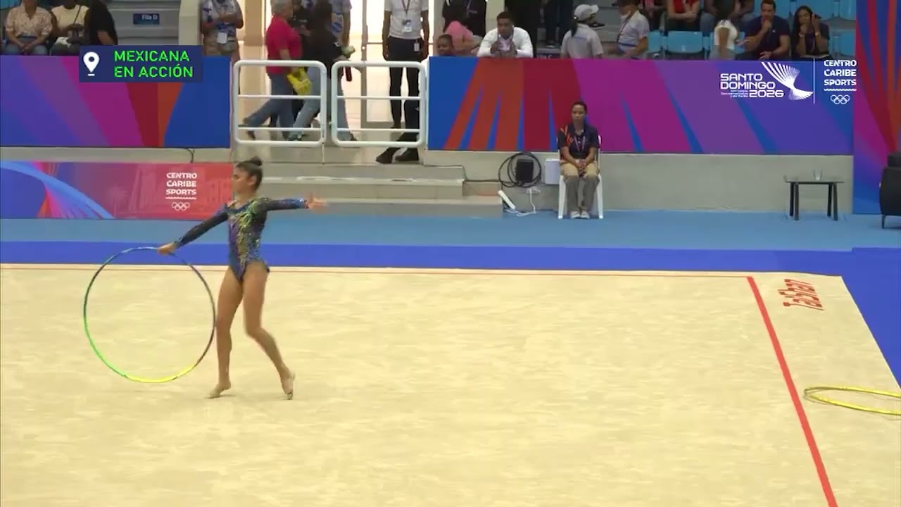 ¡ANA LUISA ABRAHAM gana ORO en ARO de GIMNASIA RÍTMICA de JUEGOS CENTROAMERICANOS Y DEL CARIBE 2026