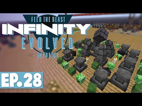 FTB INFINITY EVOLVED SKYBLOCK - INFUSION ALTAR & SILVERWOOD WAND #28 [Modded FTB Skyblock]