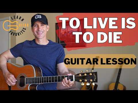 Learn The Most Beautiful Metallica Guitar Piece (Interlude) - To Live Is To Die Tutorial