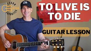 Learn The Most Beautiful Metallica Guitar Piece (Interlude) - To Live Is To Die Tutorial