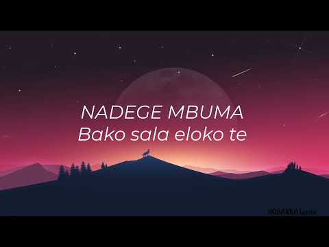 Bako Sala Eloko Te Lyrics - Nadege Mbuma