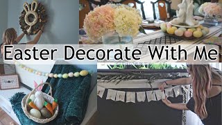 Easter Decorate With Me *It didn't go quite as planned*| Affordable Easter Decorating Ideas
