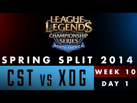 LCS NA Spring Split 2014 - CST vs XDG - Week 10 Day 1