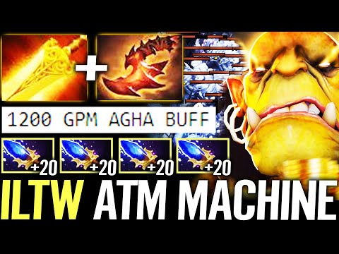 🔥 ILTW Alchemist Carry 1200 GPM ATM Machine — Radiance + 40% Cleave DMG Max Aghanim Buff Dota 2 Pro