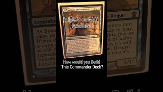 How would you build this Commander Deck? (Sakashima the Imposter) #mtg #mtgcards #mtgcommander #fyp