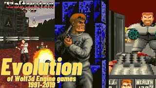 Evolution of Wolf3D Engine Games 1991-2019